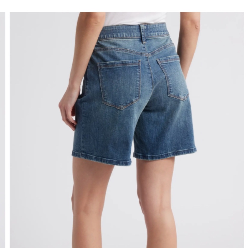 Wit & Wisdom relaxed denim shorts 12p - Picture 4 of 6